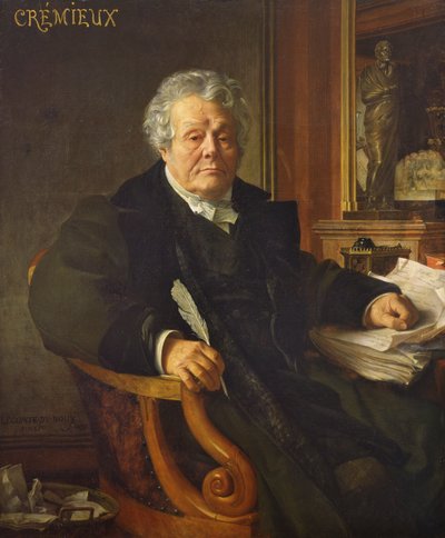 Adolphe Cremieux, 1878 da Jean Jules Antoine Lecomte du Nouy