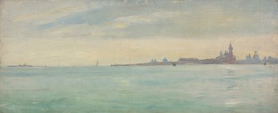 Venezia vista dal Giardino Pubblico da Jean Jules Antoine Lecomte du Nouy