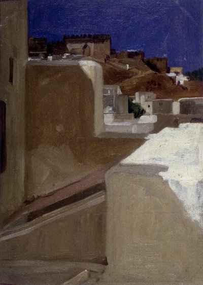 Vista della casbah dalla mia terrazza di Lecomte du Nouy (1842-1923), Tangeri da Jean Jules Antoine Lecomte du Nouy