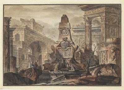 Una fantasia architettonica da Jean Laurent Legeay