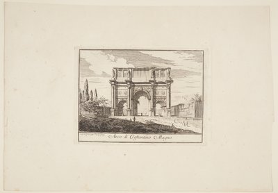 Arco di trionfo di Costantino il Grande da Jean Laurent Legeay