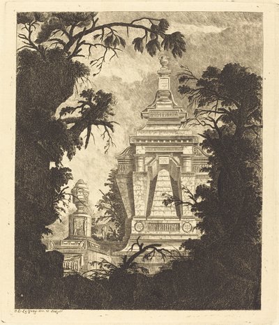 Tomba con urna funeraria da Jean Laurent Legeay