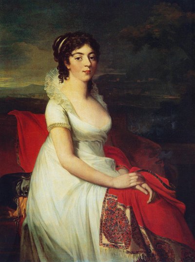 Ritratto della principessa Yelizaveta Shakhovskaya da Jean Laurent Mosnier