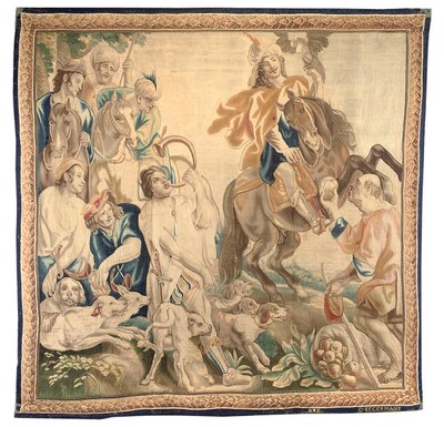 Arazzo di Bruxelles da un set di sei, c.1650 da Jean Le and Eggermans Daniel II Clerc