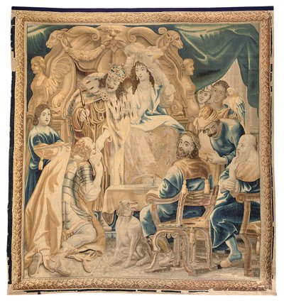 Arazzo di Bruxelles da un set di sei, c.1650 da Jean Le and Eggermans Daniel II Clerc
