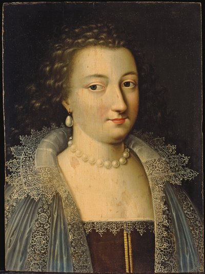 Ritratto di una signora, probabilmente Marie de Rohan-Montbazon, Duchessa di Luynes poi di Chevreuse da Jean Leblond