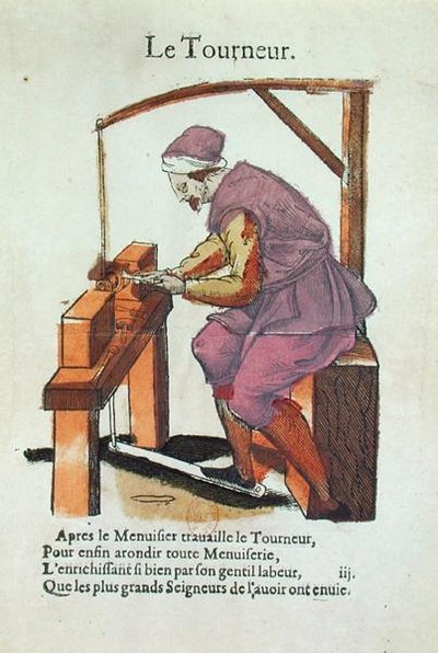 Il tornitore di legno da Jean Leclerc