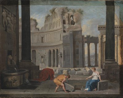Teseo trova la spada e i sandali di suo padre da Jean Lemaire