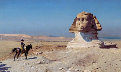 Bonaparte davanti alla Sfinge da Jean Leon Gerome