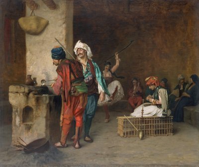 Caffè, Il Cairo, fusione di proiettili da Jean Leon Gerome