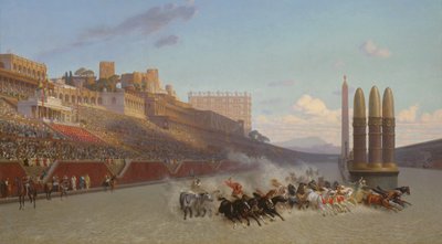 Corsa delle Bighe, 1876 da Jean Leon Gerome