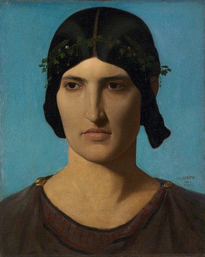 Testa di una donna italiana da Jean Leon Gerome
