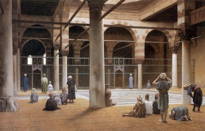 Interno di moschea nel 1870 di Jean Léon Gérôme, memorial art gallery dell