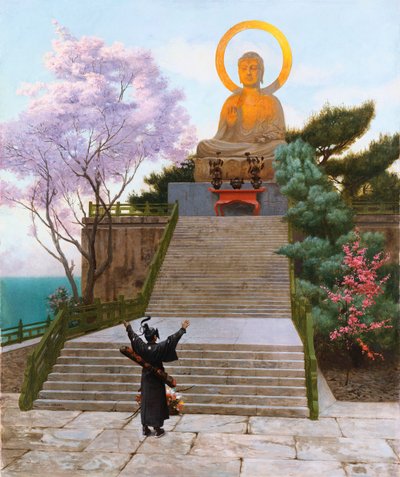 Giapponesi che implorano una divinità da Jean Leon Gerome
