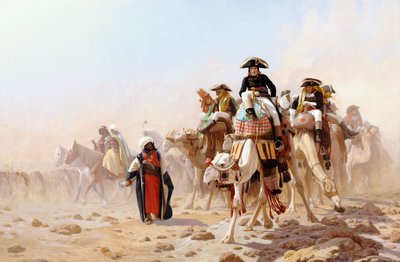 Napoleone e il suo Stato Maggiore da Jean Leon Gerome