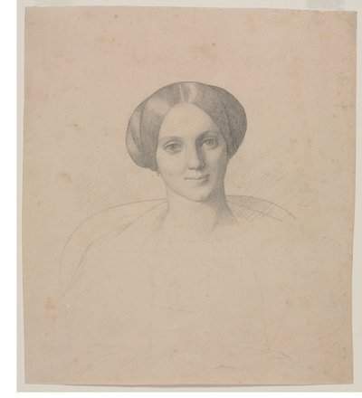 Ritratto di una donna, 1800s da Jean Leon Gerome