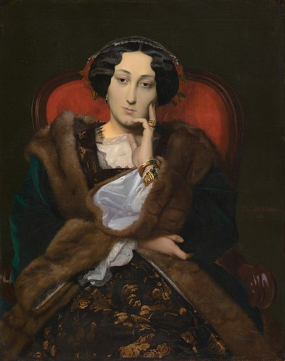 Ritratto di una donna, 1851 da Jean Leon Gerome
