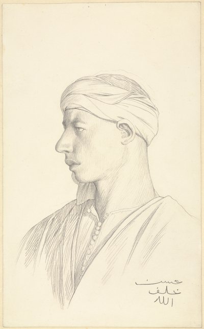 Ritratto di un fellah egiziano da Jean Leon Gerome