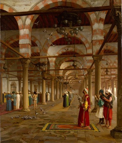 Preghiera nella moschea da Jean Leon Gerome