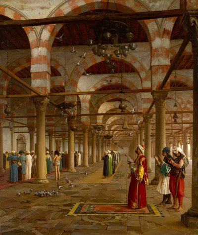Preghiera nella moschea da Jean Leon Gerome