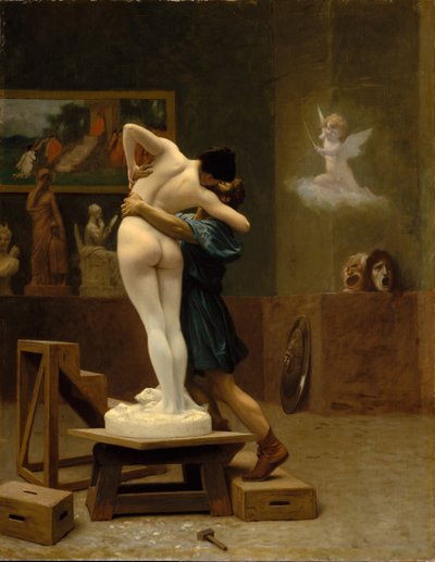 Pigmalione e Galatea, c. 1890 da Jean Leon Gerome