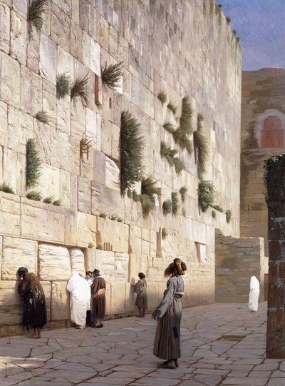Il muro di Salomone, Gerusalemme da Jean Leon Gerome