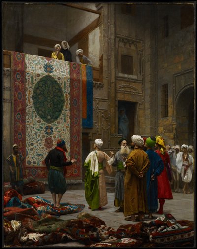 Il Mercante di Tappeti da Jean Leon Gerome