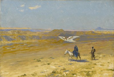 La fuga in Egitto, 1890s da Jean Leon Gerome