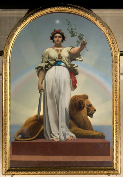 La Repubblica di Gerome Jean Leon (1824 - 1904) (allegoria - 1848); Mairie des Lilas da Jean Leon Gerome