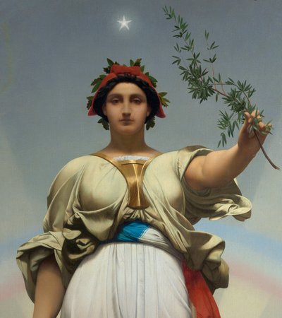La Repubblica di Gerome Jean Leon (1824 - 1904) (allegoria - 1848); Mairie des Lilas da Jean Leon Gerome