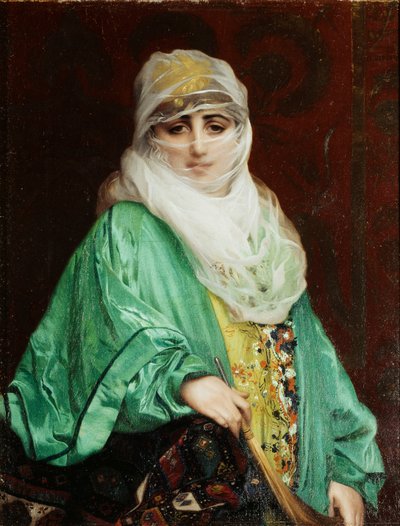 Donna di Costantinopoli, in piedi da Jean Leon Gerome