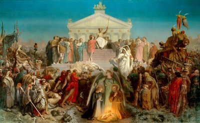 Secolo di Augusto: nascita di Nostro Signore Gesù Cristo. Trionfo di Augusto da Jean Leon Gerome