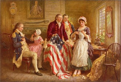 Betsy Ross 1777 da Jean Leon Gerome Ferris