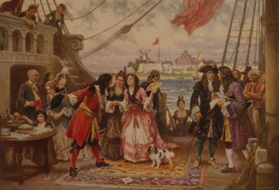 Capitano Kidd nel porto di New York, c.1930 da Jean Leon Gerome Ferris