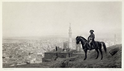 Il generale Bonaparte al Cairo, da Una collezione di opere di Jean-Leon Gerome in 100 fotoincisioni, 1881 da Jean Leon after Gerome