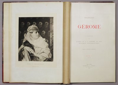 Donna di Costantinopoli, da Una collezione di opere di Jean-Leon Gerome in 100 fotoincisioni, 1881 da Jean Leon after Gerome