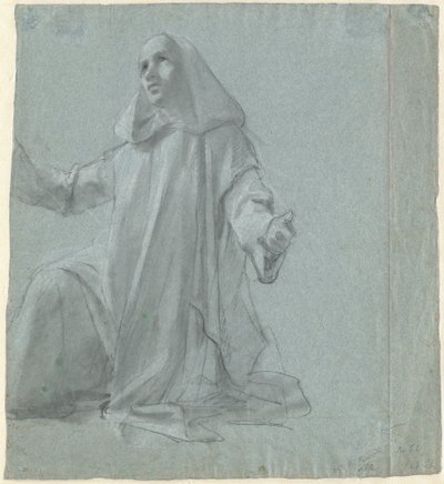 Un Giovane Sacerdote in Ginocchio da Jean Leonard Lugardon