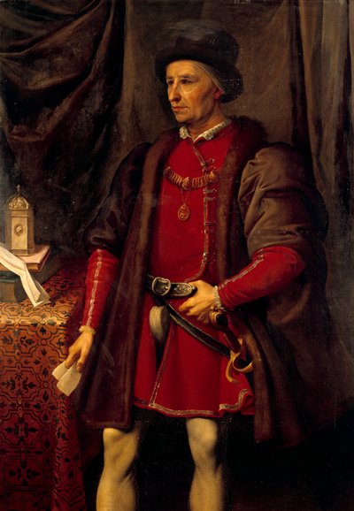 Ritratto di Luigi XI Re di Francia (1423-1483) da Jean Leonard Lugardon