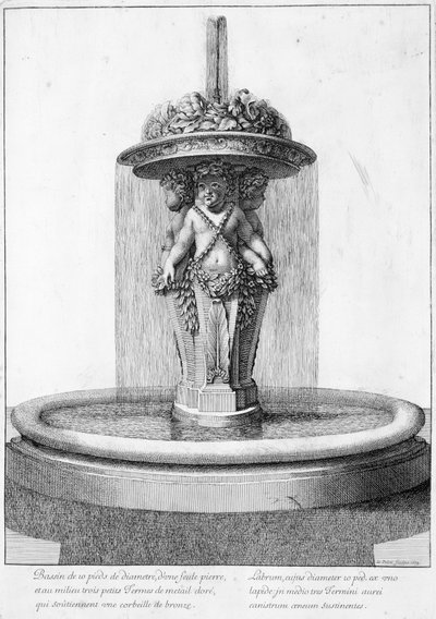 Progetto per una fontana, 1673 da Jean Lepautre