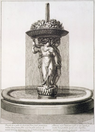 Progetto per una fontana, 1673 da Jean Lepautre