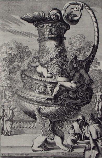 Scultura da giardino, pubblicata c.1670 da Jean Lepautre