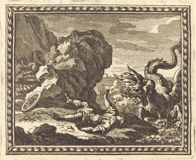 Ippolito e il mostro marino da Jean Lepautre