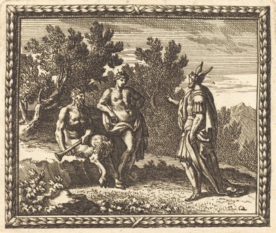 Mida con Apollo e Pan da Jean Lepautre