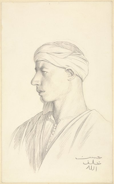 Ritratto di un fellah egiziano da Jean Leon Gerome