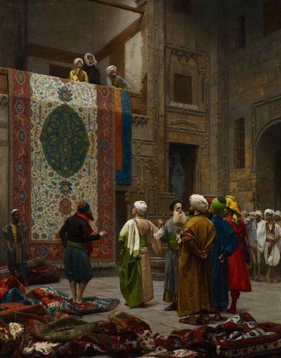 Il mercante di tappeti da Jean Leon Gerome