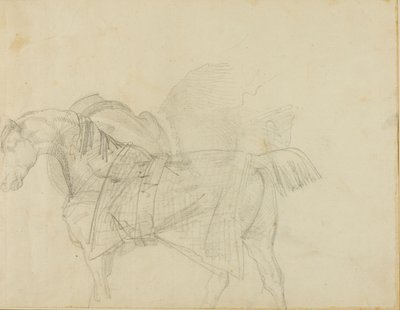 Cavallo che indossa una coperta da Jean Louis André Théodore Géricault