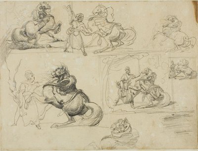 Studi da Jean Louis André Théodore Géricault