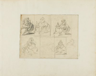 Studi da Jean Louis André Théodore Géricault