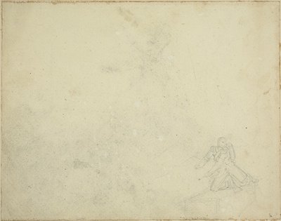 Studio della figura inginocchiata da Jean Louis André Théodore Géricault
