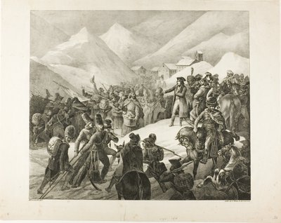 Il passaggio del Monte San Bernardo da Jean Louis André Théodore Géricault